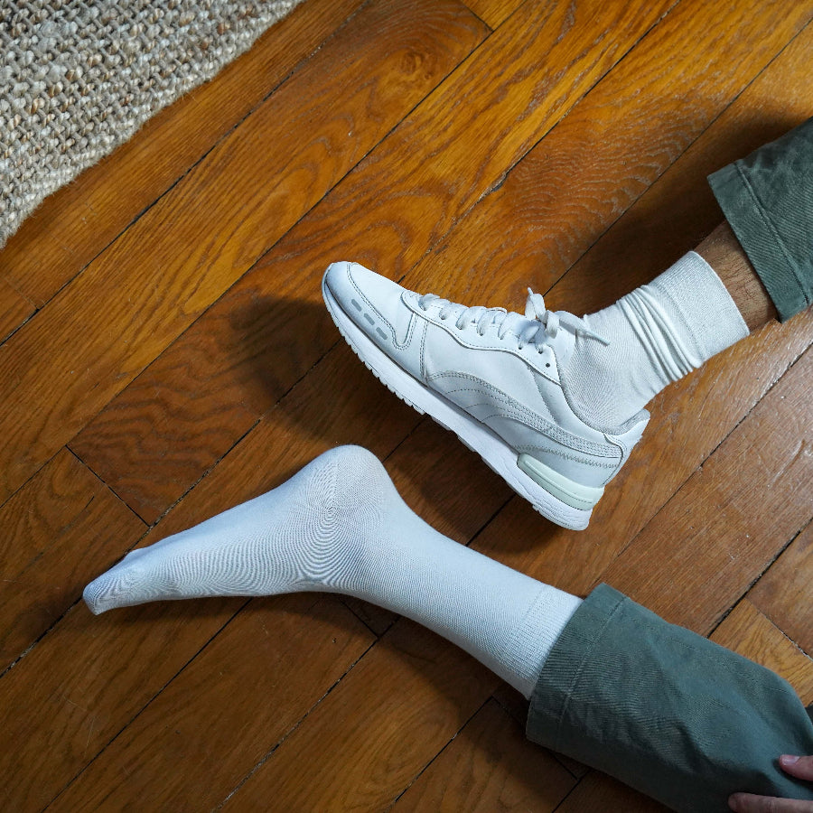 chaussettes coton klue blanches